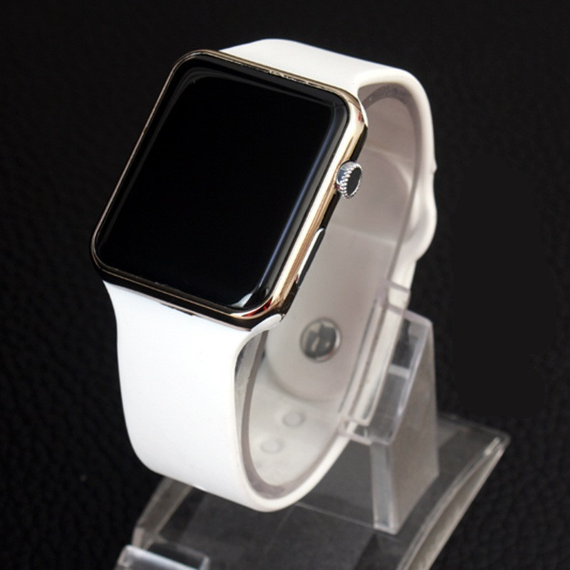 new fashion creative led square thin electronic watch sports student display screen electronic silicone watch Application Scenario
