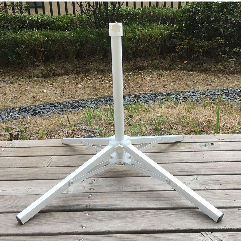 outdoor beach umbrella umbrella stall square fishing sunshade cross base four-leg bracket folding Application Scenario