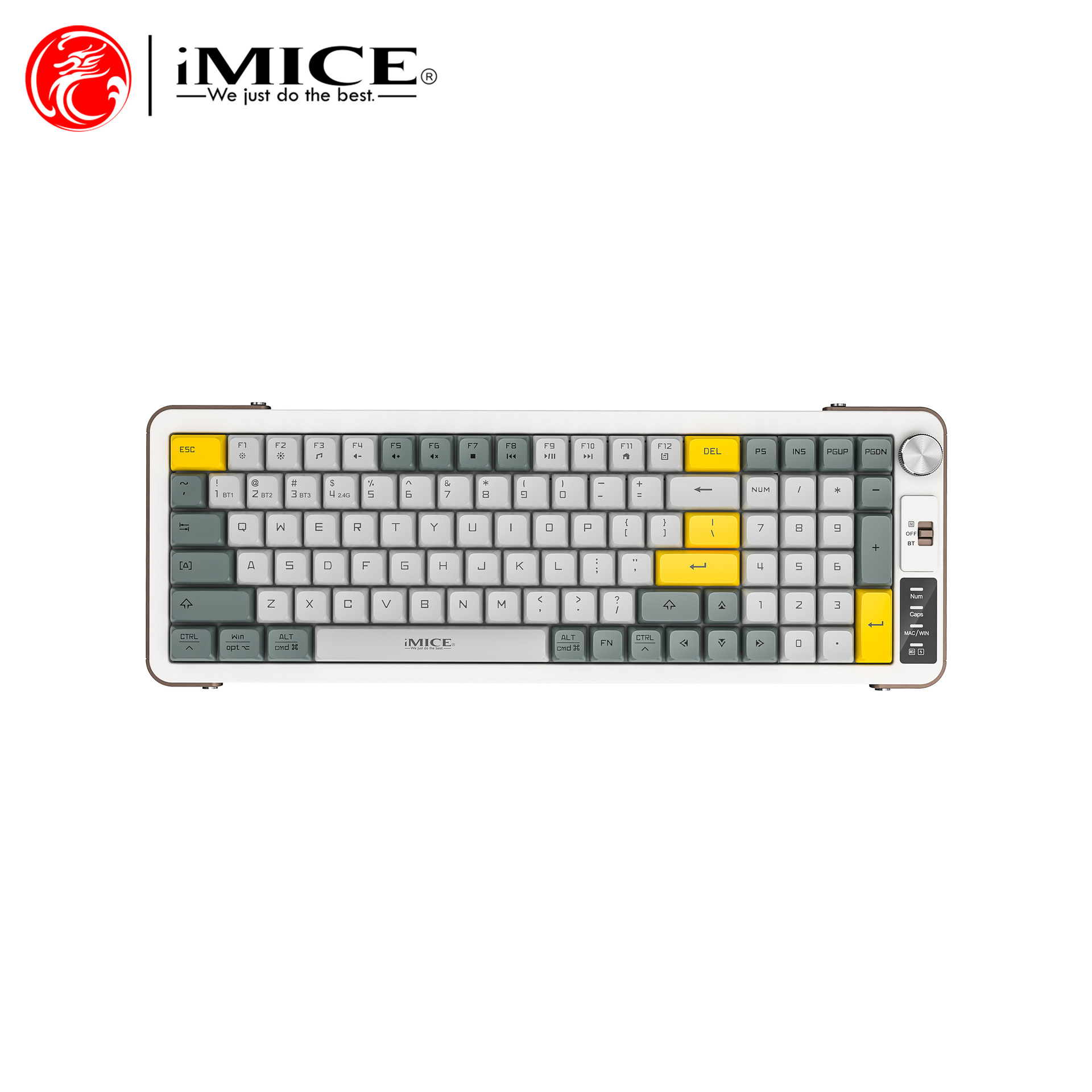 private model 2025 hot sale scissor x frame rechargeable dual-mode elastic feel 2.4g bluetooth keyboard an-800 details Picture