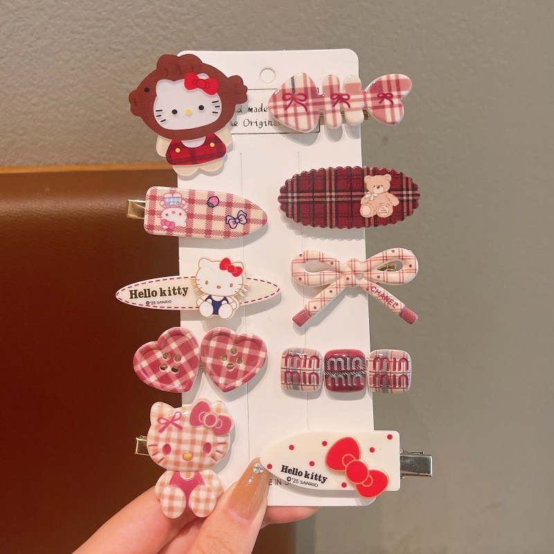girls hairpin kids cute headwear new internet celebrity forehead broken hairpin baby bangs children hair accessories full figure