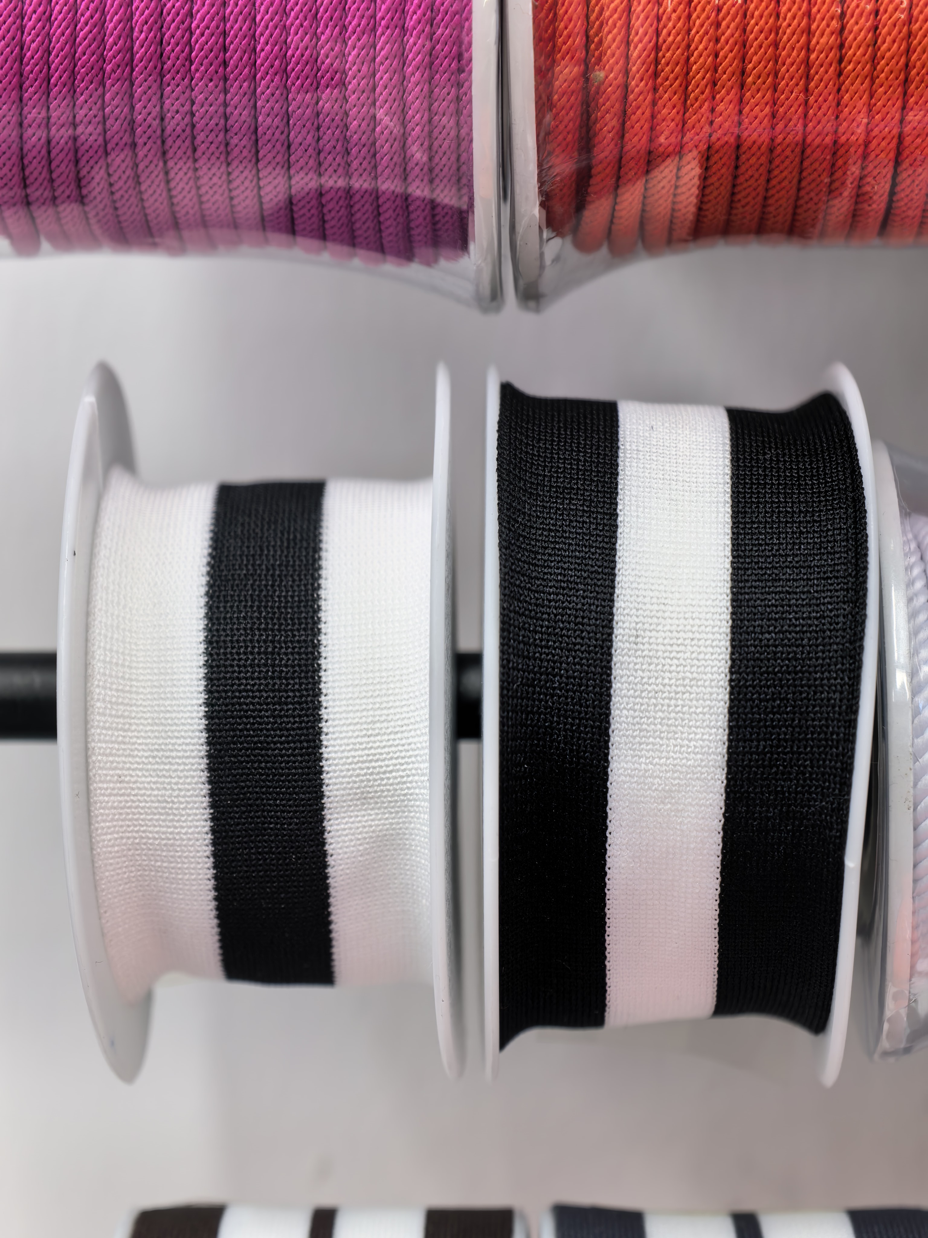 High-elastic polyester micro-elastic edge wrap clothing strap, 4.5 cm details Picture