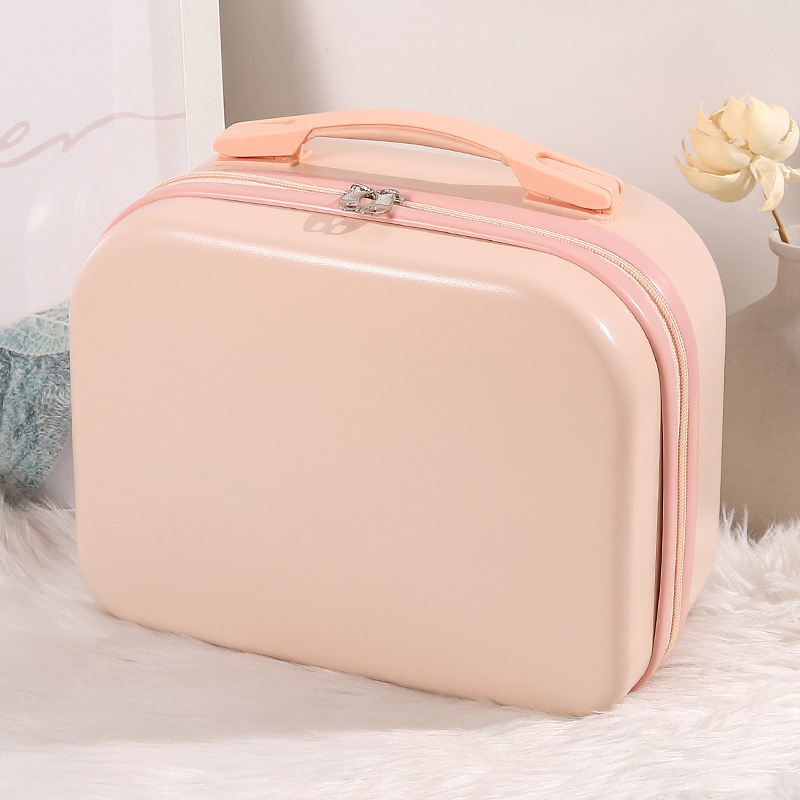 portable box 14-inch luggage women's fashion cosmetic case small lightweight 16 suitcase hand gift creative gift box details Picture