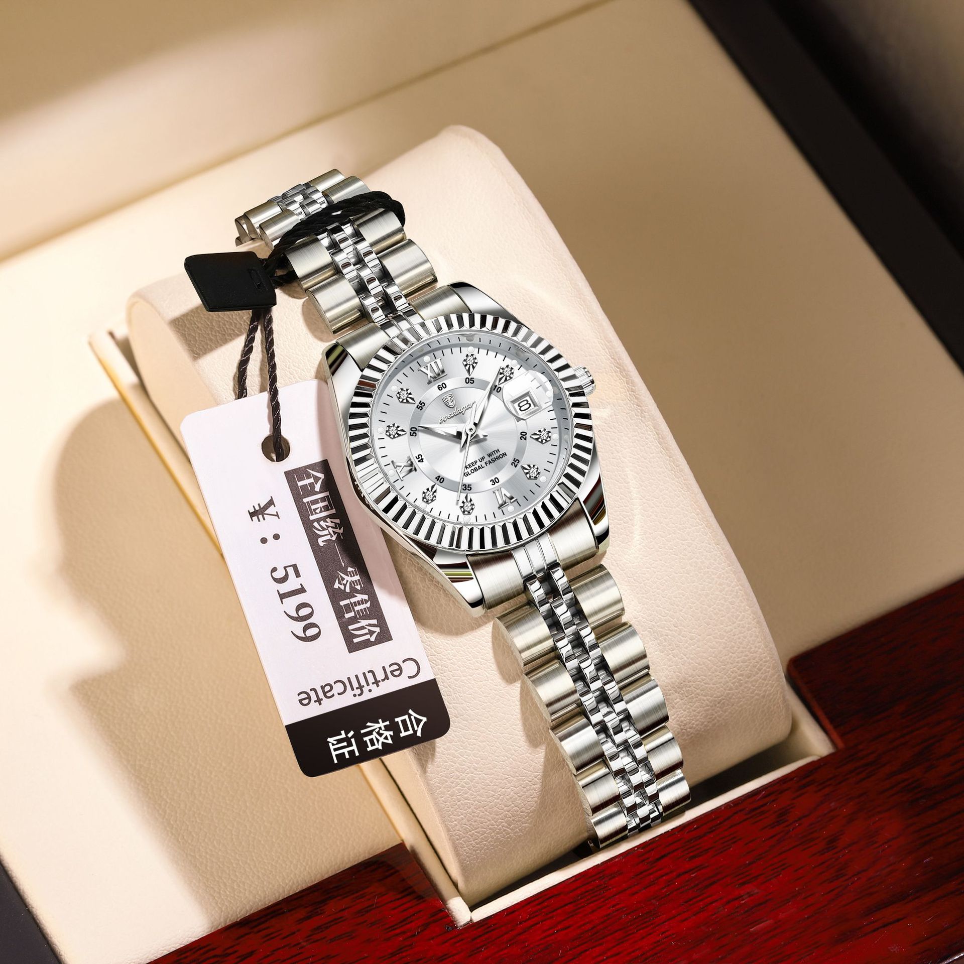swiss brand business new ladies watch luxury luminous quartz watch live foreign trade popular style one piece dropshipping full figure