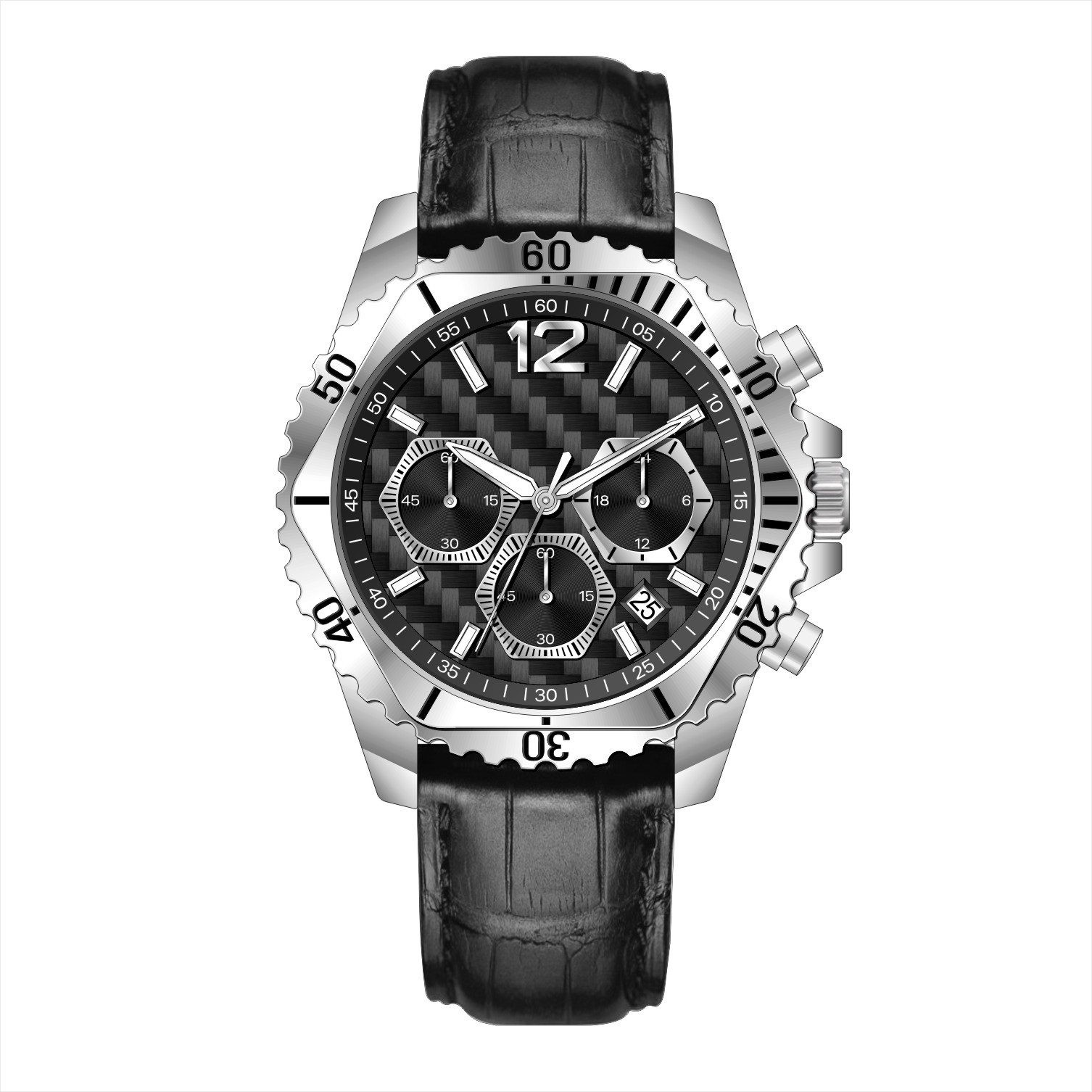 foreign trade popular style business waterproof new six-pin men's watch belt style quartz watch tk aliexpress one piece dropshipping full figure