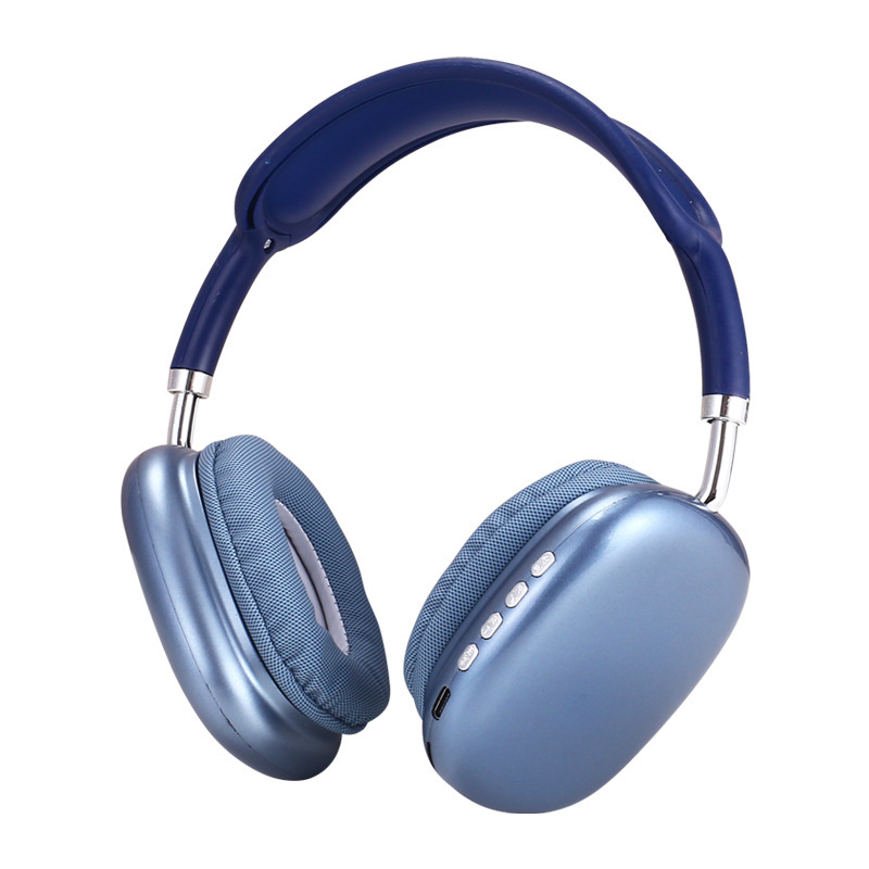 cross-border p9 bluetooth headphone head-mounted mobile phone bass wireless sports game universal headset factory direct sales details Picture