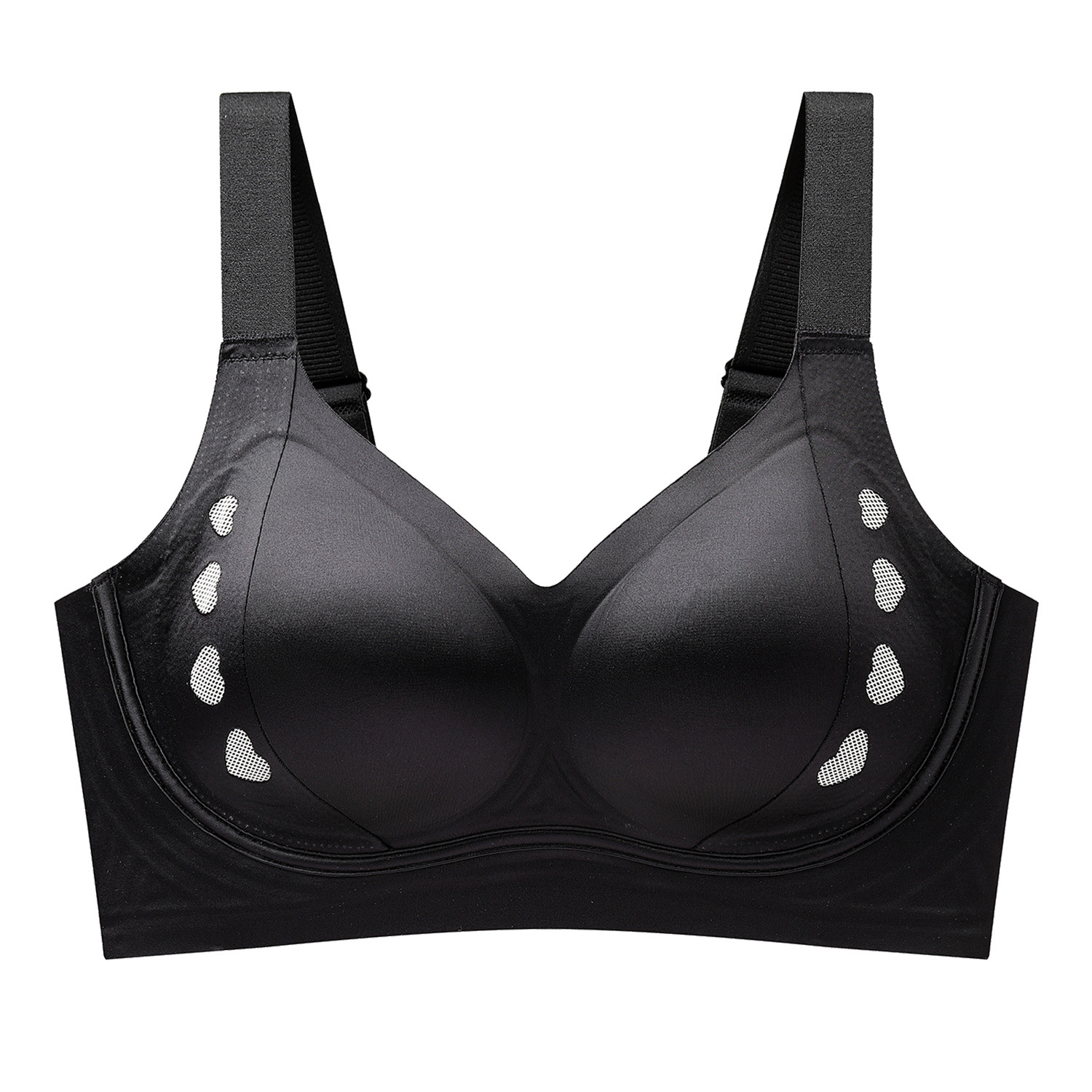 new seamless section surface anti-gravity lifting underwear fixed cup soft support push up no wire accessory breast push up bra Application Scenario