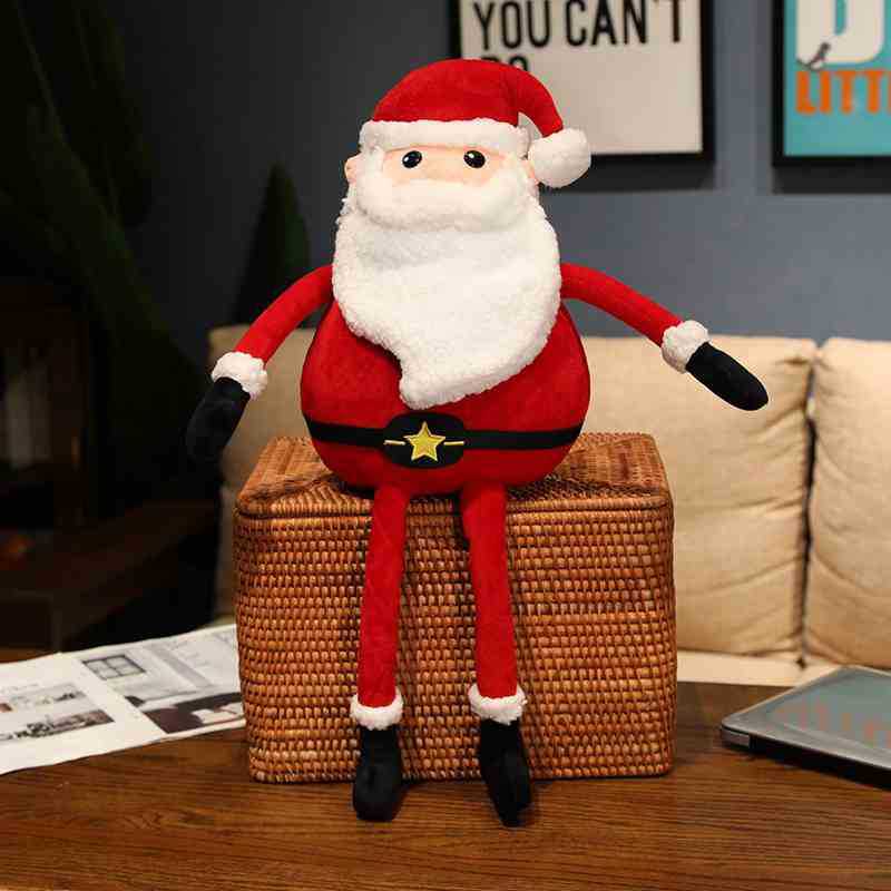 extra large santa doll plush toy doll ragdoll for children christmas gift decorations ornaments details Picture
