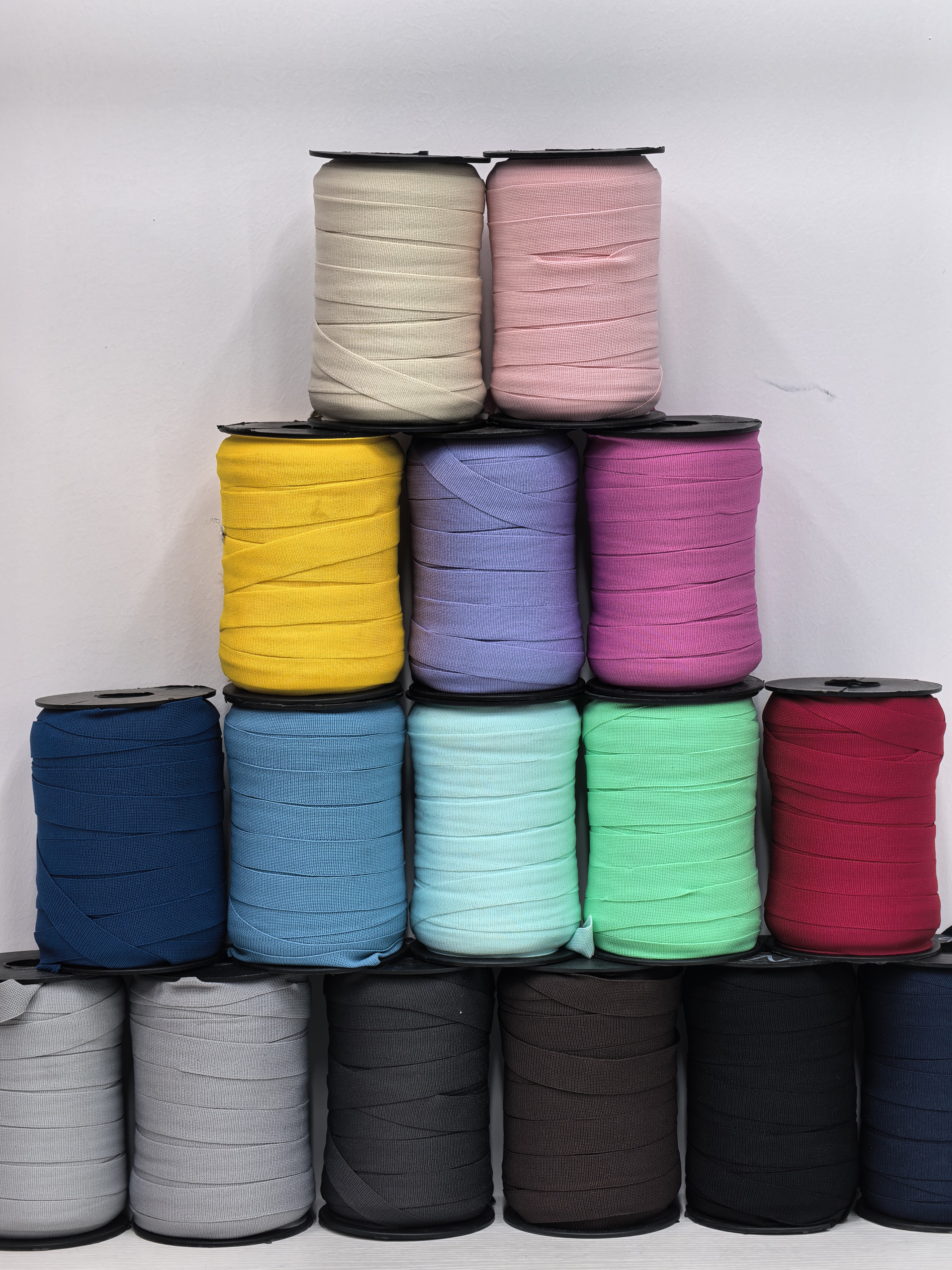 High-elastic polyester micro-elastic edge wrap clothing strap, 2 cm Item Picture