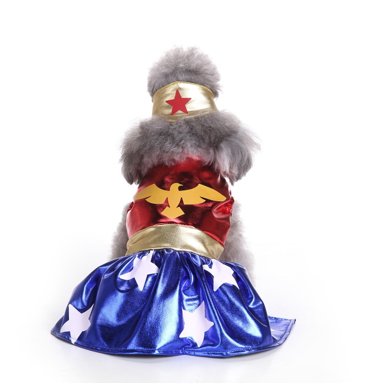 supply cross-border pet clothes american independence day pet clothing funny dog clothes independence day holiday dress up details Picture