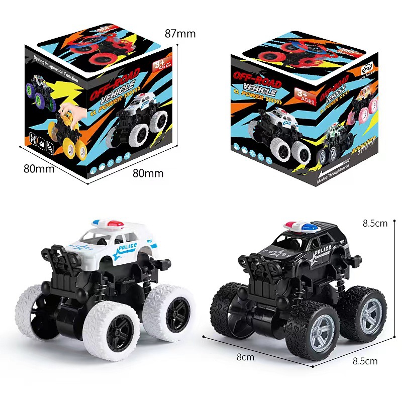 cross-border tiktok children's toy four-wheel drive inertia stunt off-road vehicle drop-resistant boy toy car stall toy wholesale Application Scenario