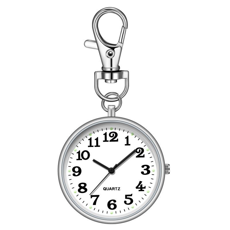 examination exclusive new pocket watch clear large number literal elderly student keychain pocket watch fashion all-match nurse's watch full figure