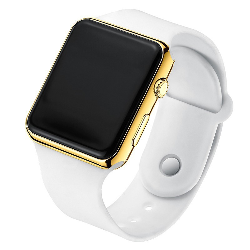 new fashion creative led square thin electronic watch sports student display screen electronic silicone watch Application Scenario