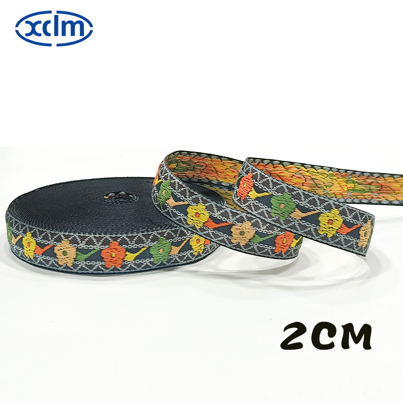 2.0cm woven ribbon lace, Miao ethnic minority embroidery accessories, jacquard decoration, new diy handmade clothing style Item Picture