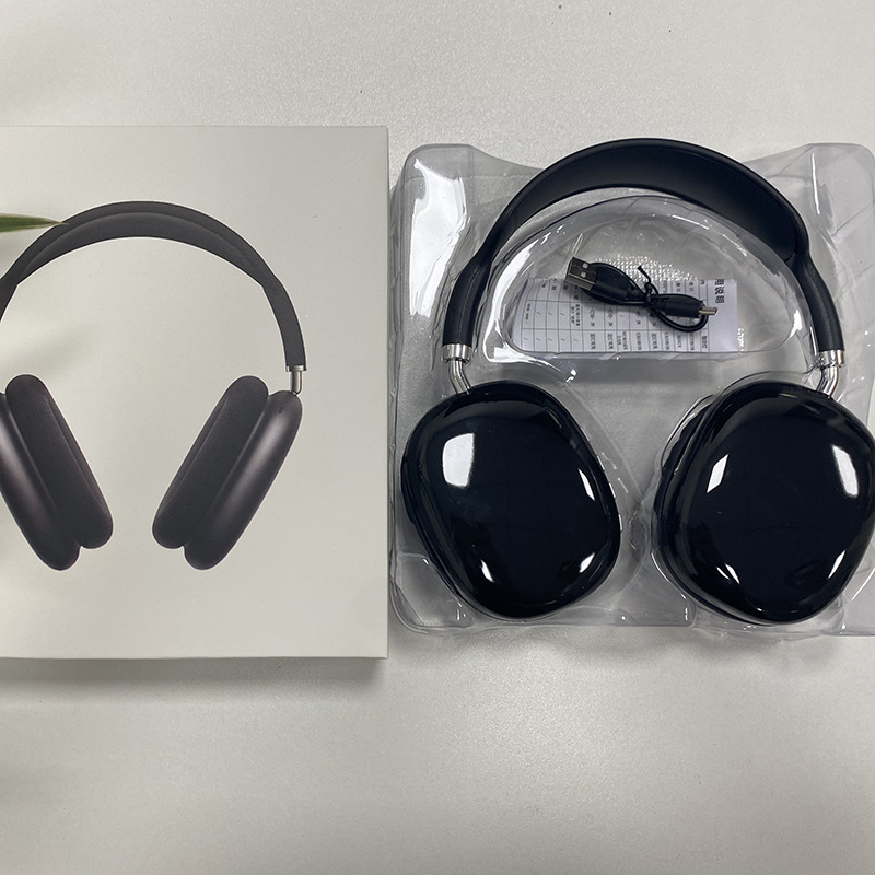 cross-border hot p9airmax head-mounted bluetooth wireless earphone cellphone computer sports game factory direct sales full figure