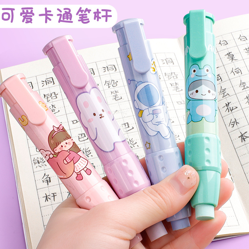 eraser retractable push painting design mark student debris eraser can be used for office push creative Specification drawing