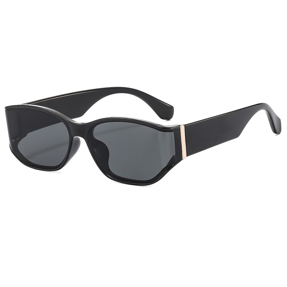 sun glasses trendy new curved mirror cats' eye sunglasses women's high-grade uv-proof all-matching sunglasses details Picture