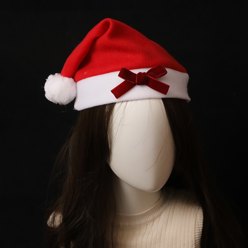 christmas hat children adult santa hat christmas hat decorations decoration supplies gift gift details Picture