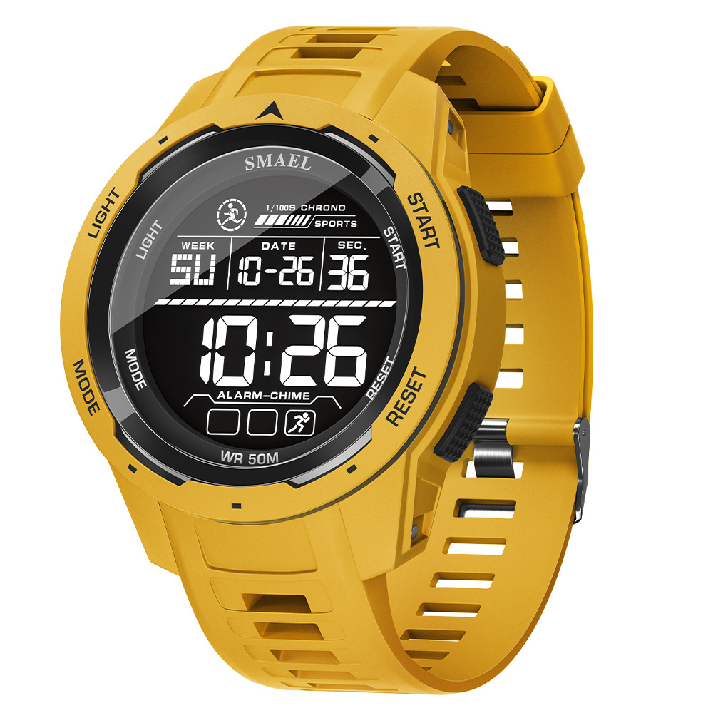 smael new 8105 electronic watch led luminous digital display outdoor sports good-looking waterproof multifunctional watch Item Picture