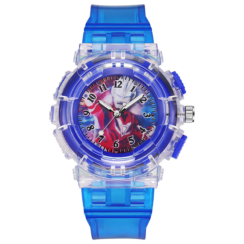 led luminous ott watch children's watch cartoon animation primary school student watch electronic sports watch men's watch Item Picture