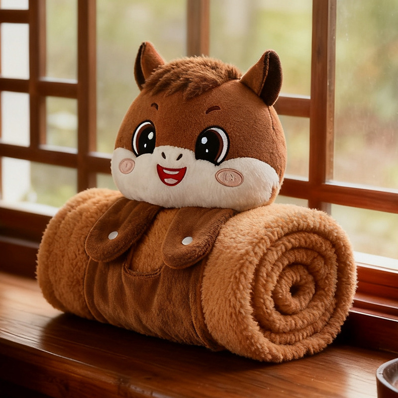 nap blanket office lunch break flannel small quilt sofa blanket child air conditioner blanket with logo Specification drawing