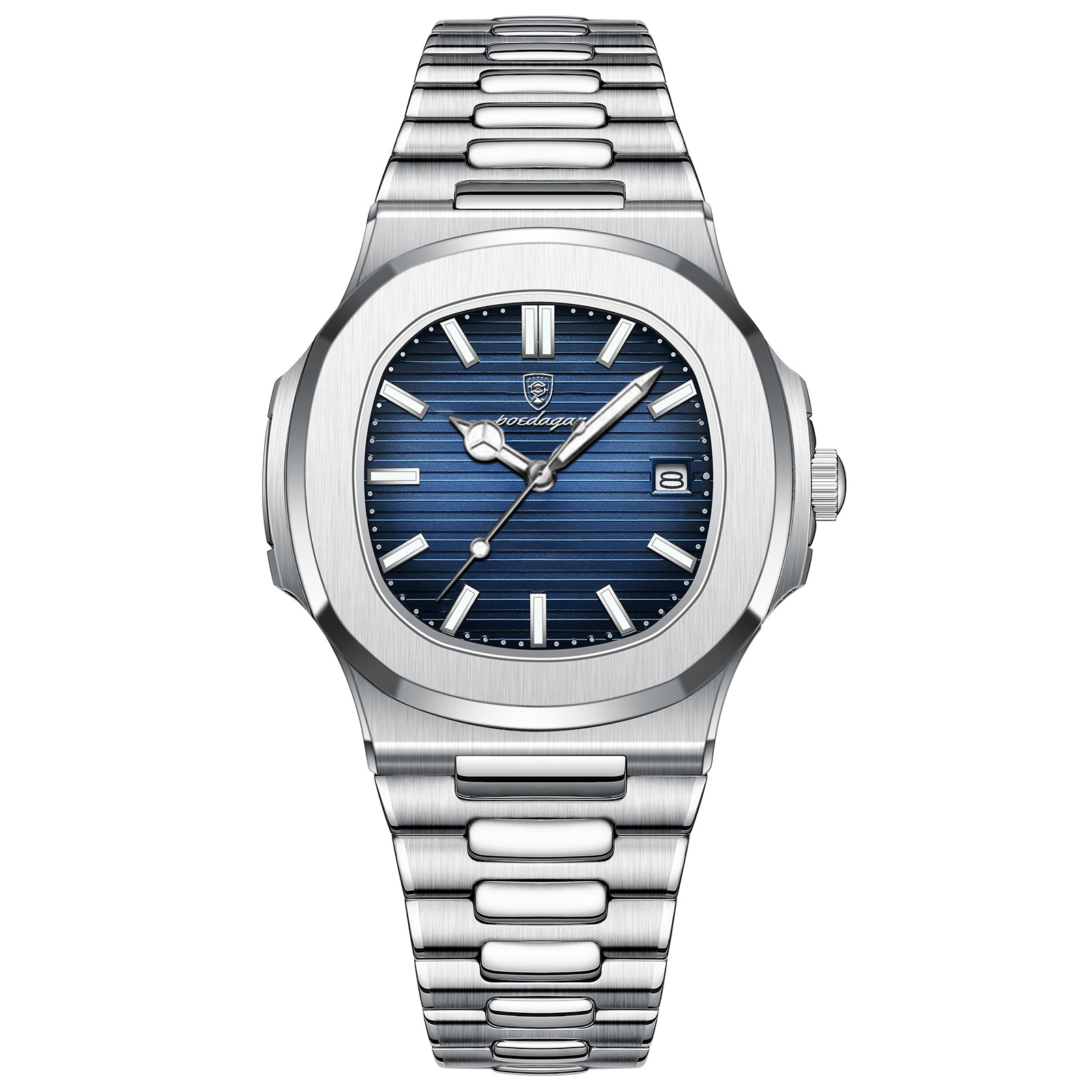 swiss brand waterproof luminous new men's watch men's ultra-thin quartz watch live broadcast foreign trade popular style one piece dropshipping details Picture
