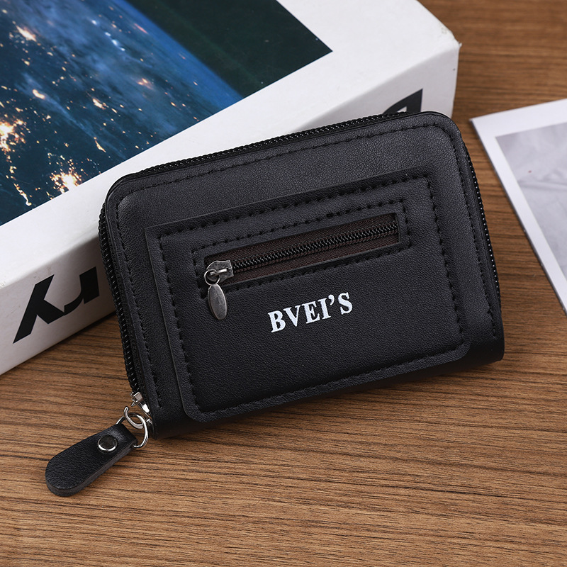 new cross-border expanding card holder multiple card slots large capacity document package coin purse storage bag mini wallet in stock details Picture