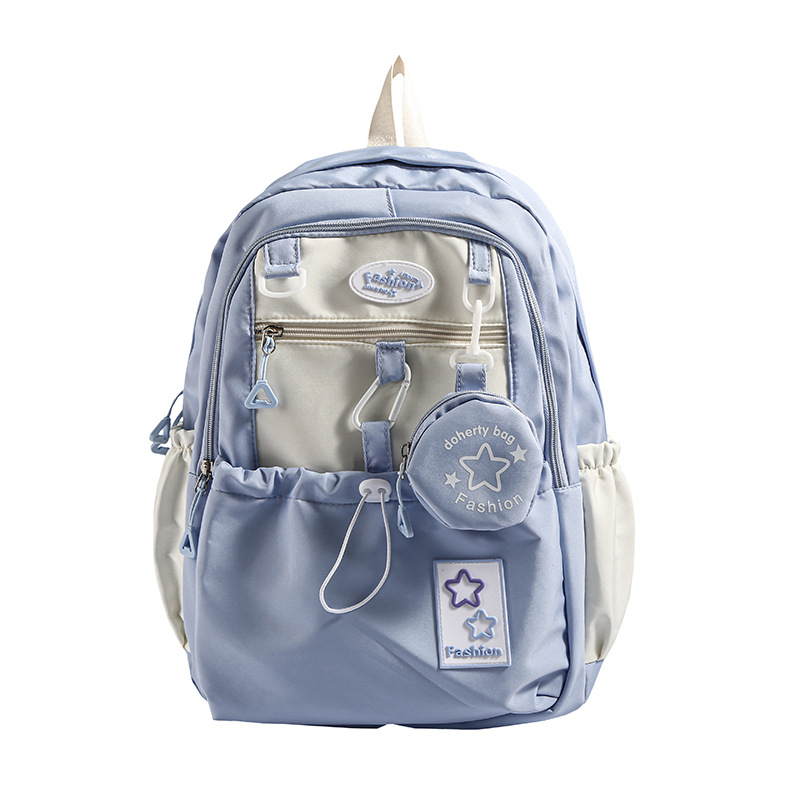 cross-border factory backpack women's 2025 new schoolbag korean style middle school students large capacity good-looking backpack Application Scenario