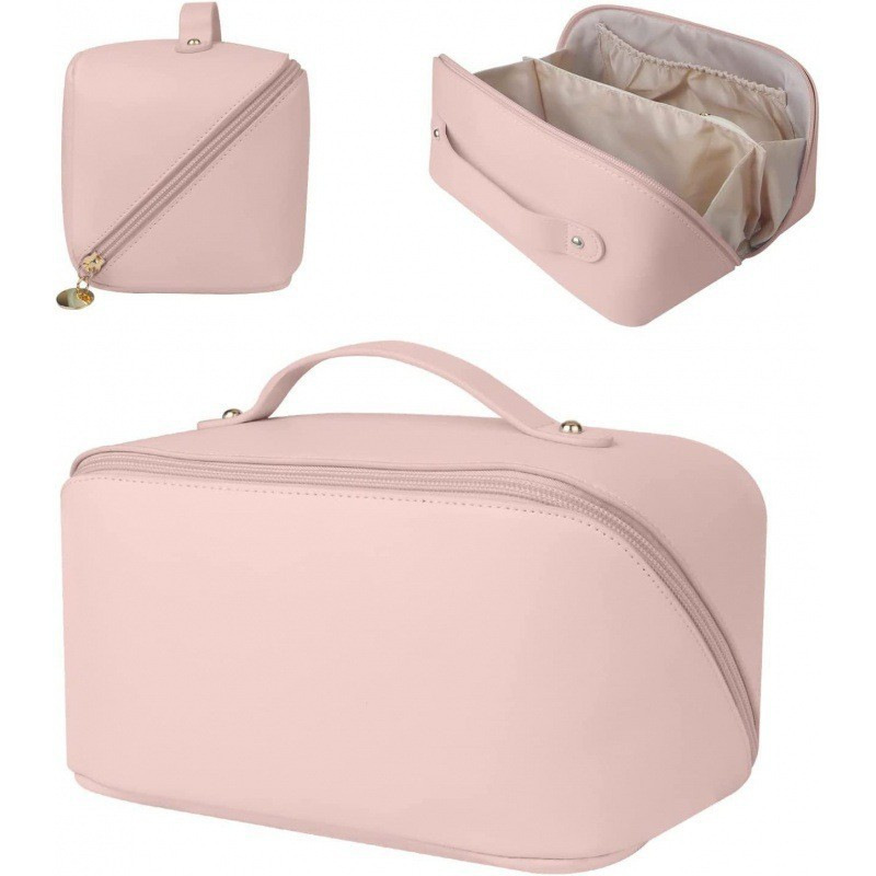 cross-border multi-functional pillow cosmetic bag customized travel portable storage bag large capacity cosmetic bag partition women's Specification drawing