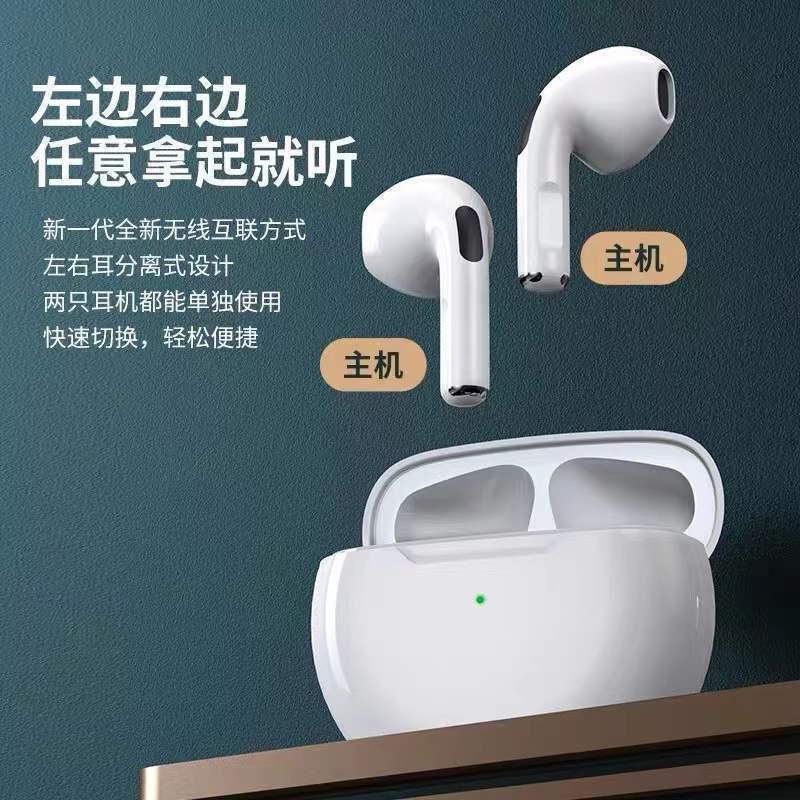 exclusive for cross-border pro6 bluetooth headset true wireless in-ear ultra-long life battery tws sports wireless bluetooth headset details Picture