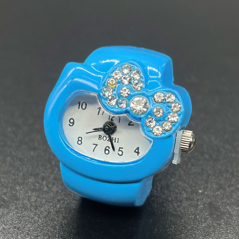 [ring watch factory store] amazon hot diamond-studded ring watch simple all-match women's jewelry wholesale details Picture