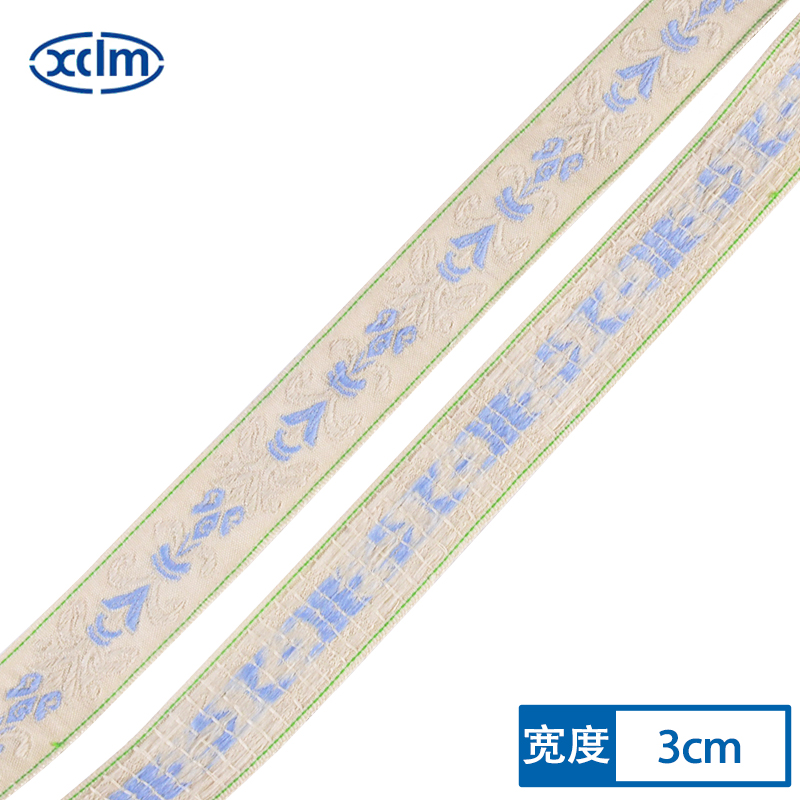 3cm jacquard webbing, ethnic style lace, diy handmade folding fan edge wrapping, pillow accessories, fabric strips, skirt edge decoration fabric pic 7
