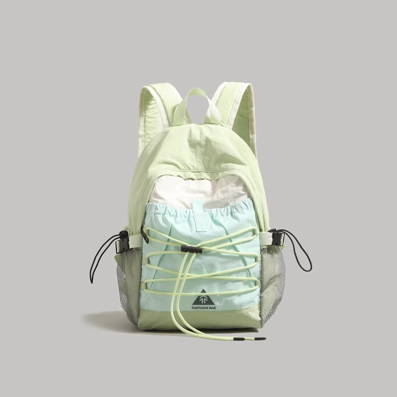 wholesale simple backpack new female college student schoolbag outdoor sports backpack hiking backpack short trip bag full figure