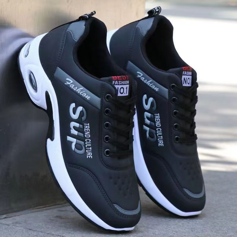 2025 thickened breathable autumn and winter men's shoes men's sports shoes leather waterproof work shoes men's large size height increasing casual Application Scenario