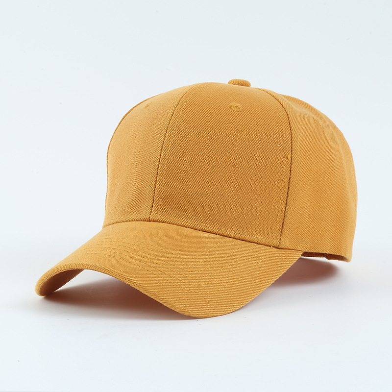 cross-border versatile black baseball cap men's peaked cap women's embroidered printed logo work cap advertising cap Specification drawing
