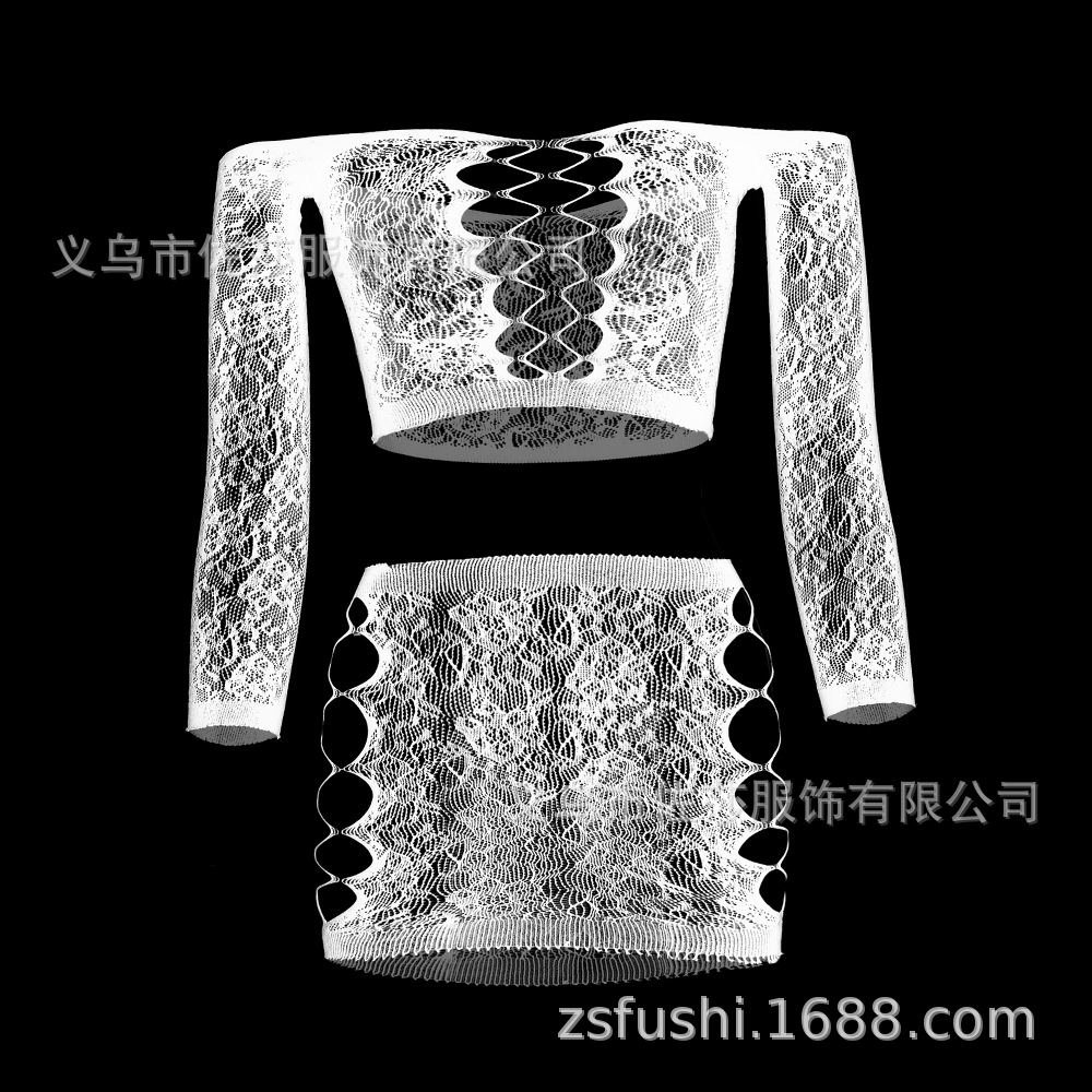 2023 summer new european and american ins tube top lace stitching sexy cross-border underwear set w556 details Picture