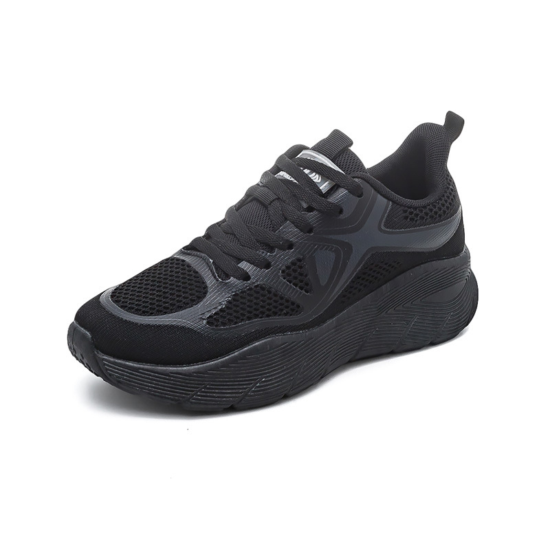 spring new fly-knit sneakers women's couple's versatile platform casual breathable running shoes white shoes f8829 details Picture