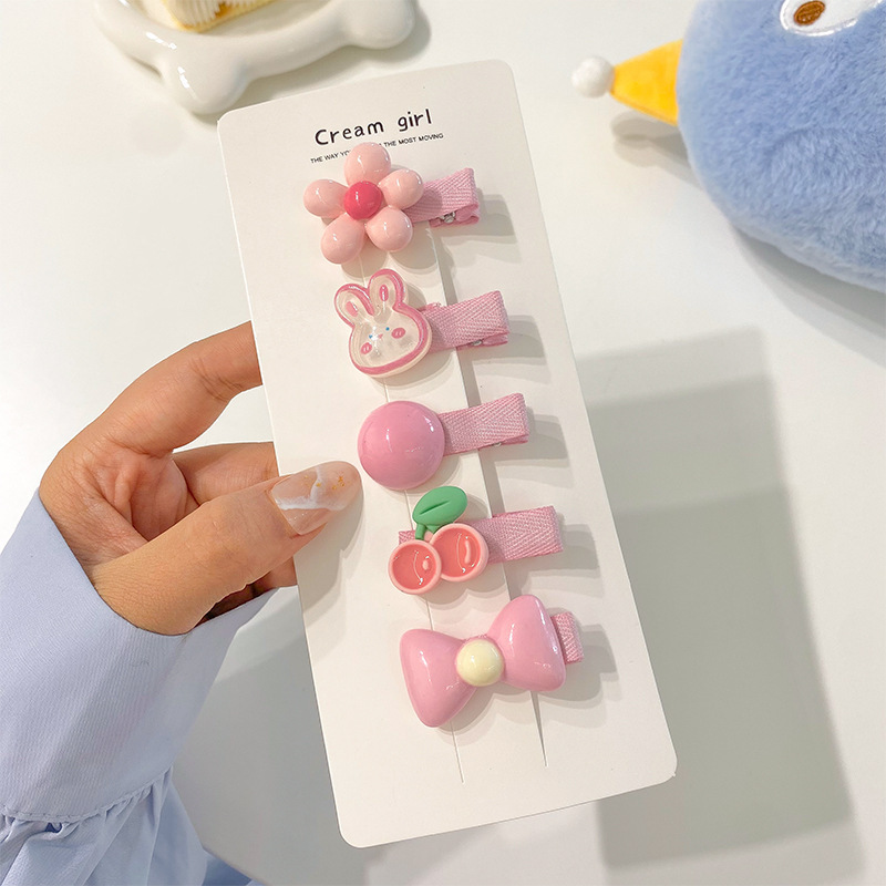 cute baby baby does not hurt hair clip children's hairpin infant small hairclip headdress little girl hairclip hair full figure