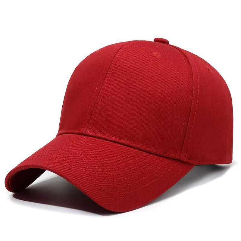 baseball hat can be customized logo pure cotton printing men and women embroidery high-end sunshade advertising light board duck tongue work cap details Picture