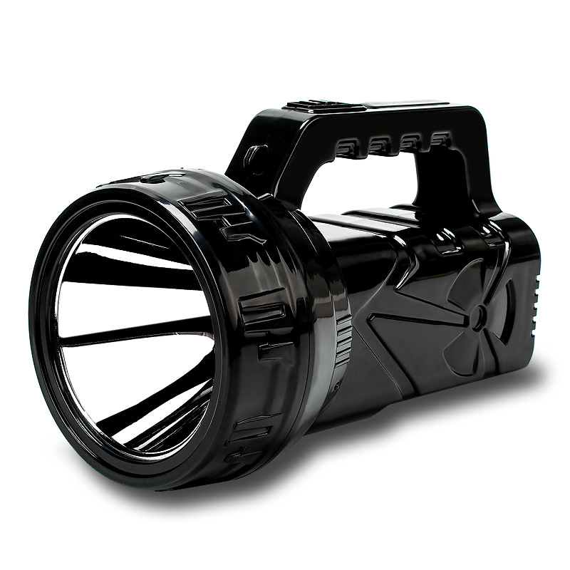 portable searchlight black led power torch rechargeable explosion-proof searchlight adventure patrol miner's lamp fire protection Item Picture