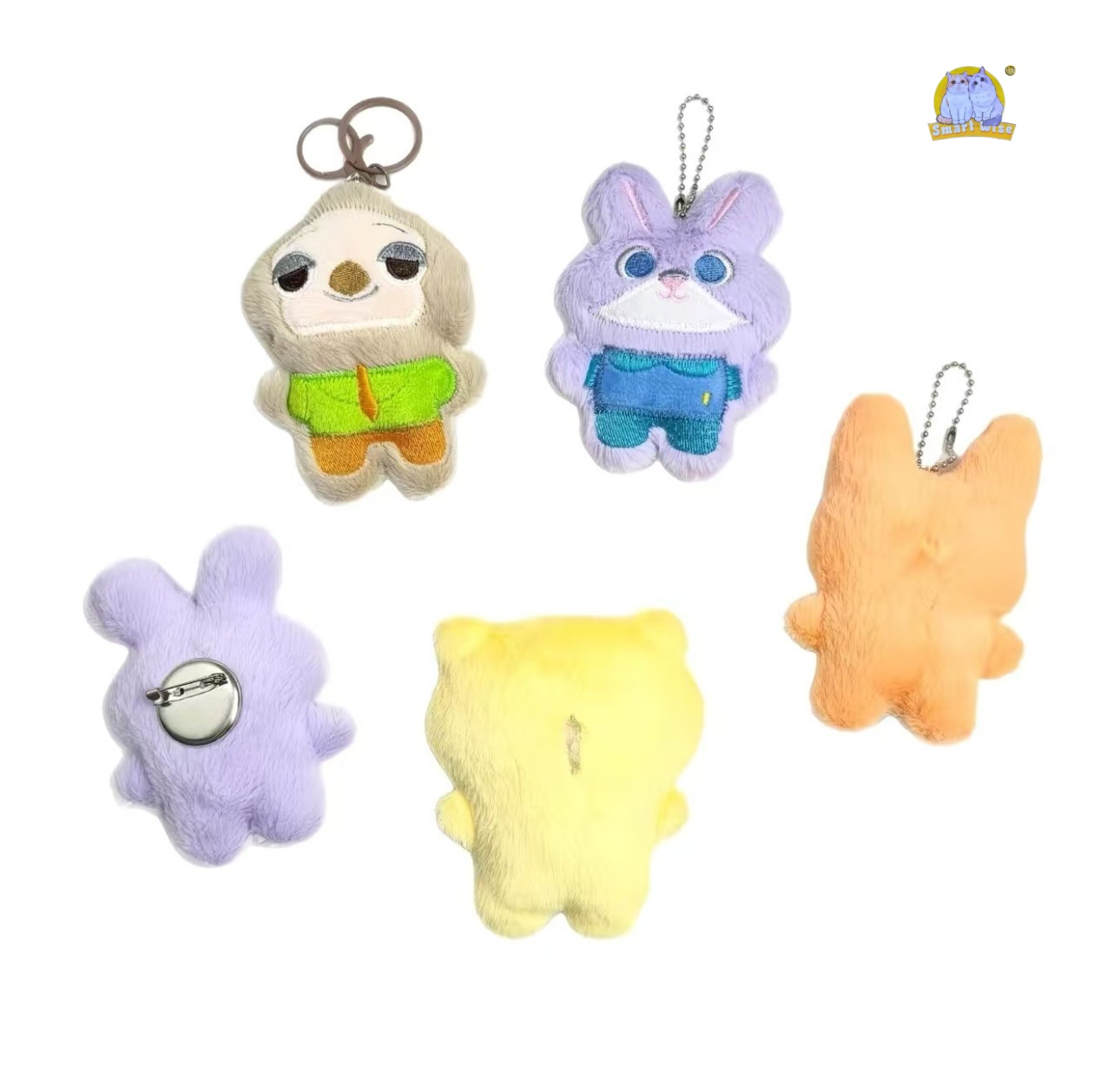 Best-selling cute and crazy Zootopia plush pendants, rabbit Nick figurines, keychains, clothing accessories and accessories Item Picture