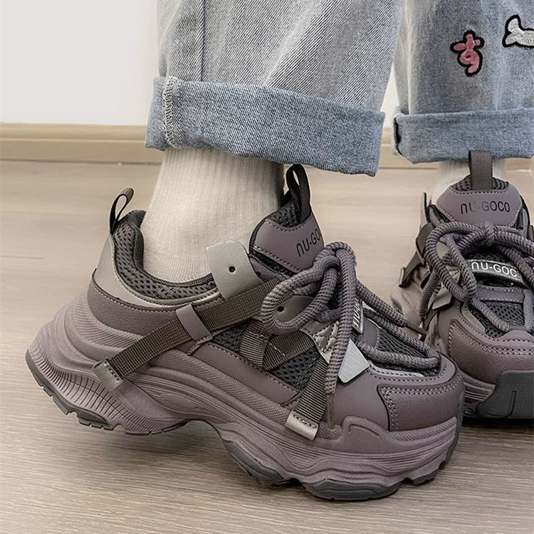 fried street dad shoes women 2025 new thick bottom increased feet little wild casual sports shoes student lightweight... Specification drawing