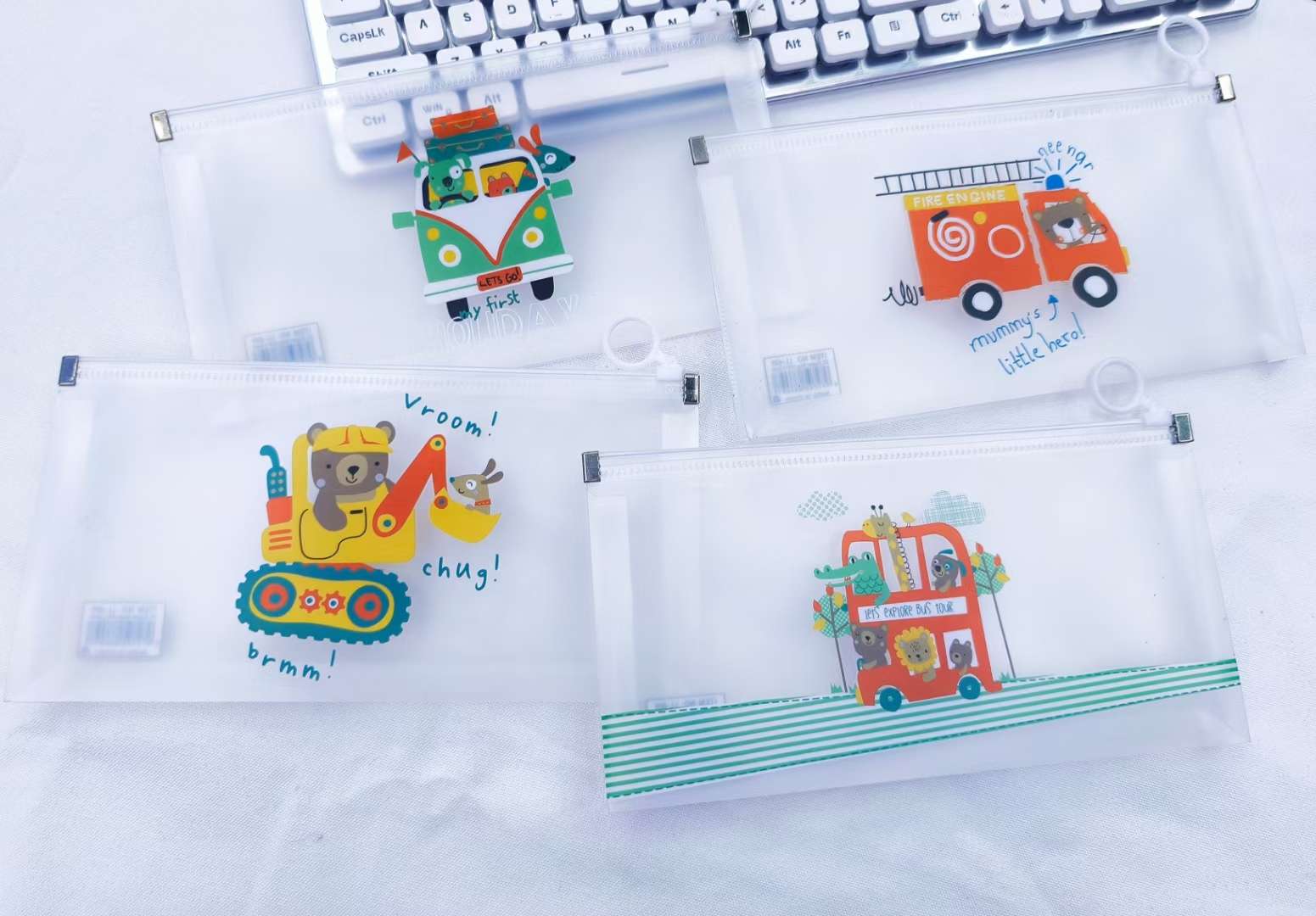 A6 立体拉链袋交通工具系列