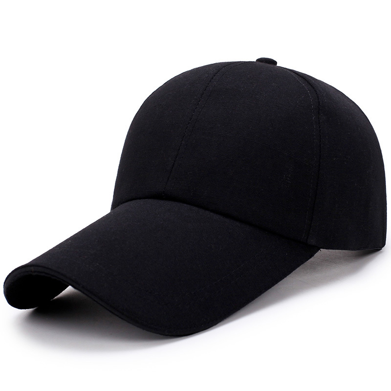 men's and women's baseball cap advertising sun hat outdoor lengthened brim sun hat sandwich hat details Picture