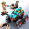 cross-border hot 2.4g remote control off-road vehicle 360 degrees rotating off-road deformation catapult car remote control car boy toy details Picture