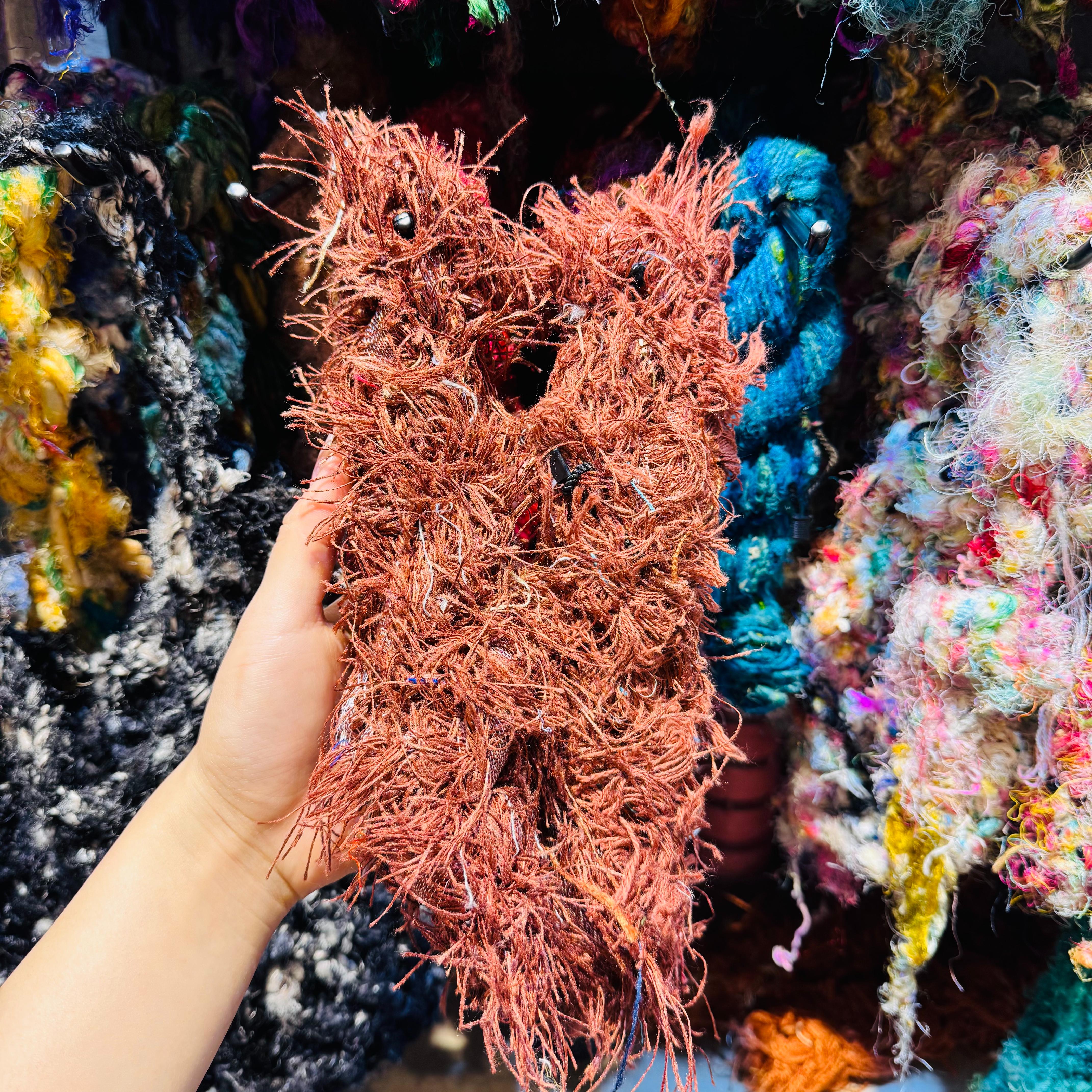 DIY imported new silk yarn, purely handcrafted. DIY accessories, accessories, decorative bags, necklaces, bracelets, sizes 6 Application Scenario