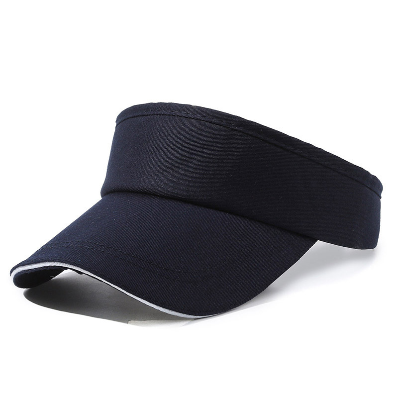 solid color light board topless hat printed logo outdoor sports sun-proof peaked cap summer travel agency advertising hat Item Picture