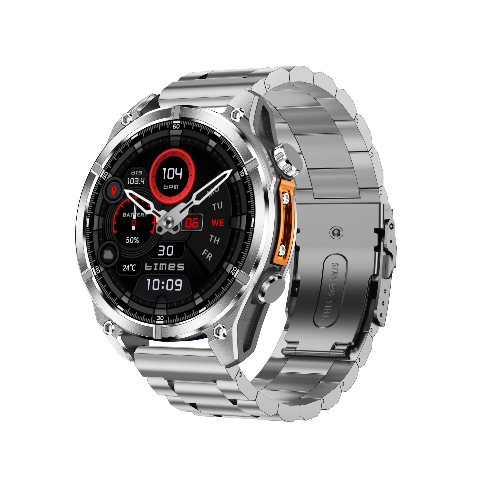 hd300pro offline map 4gb large memory application market 3atm waterproof amoled bluetooth smart watch Specification drawing