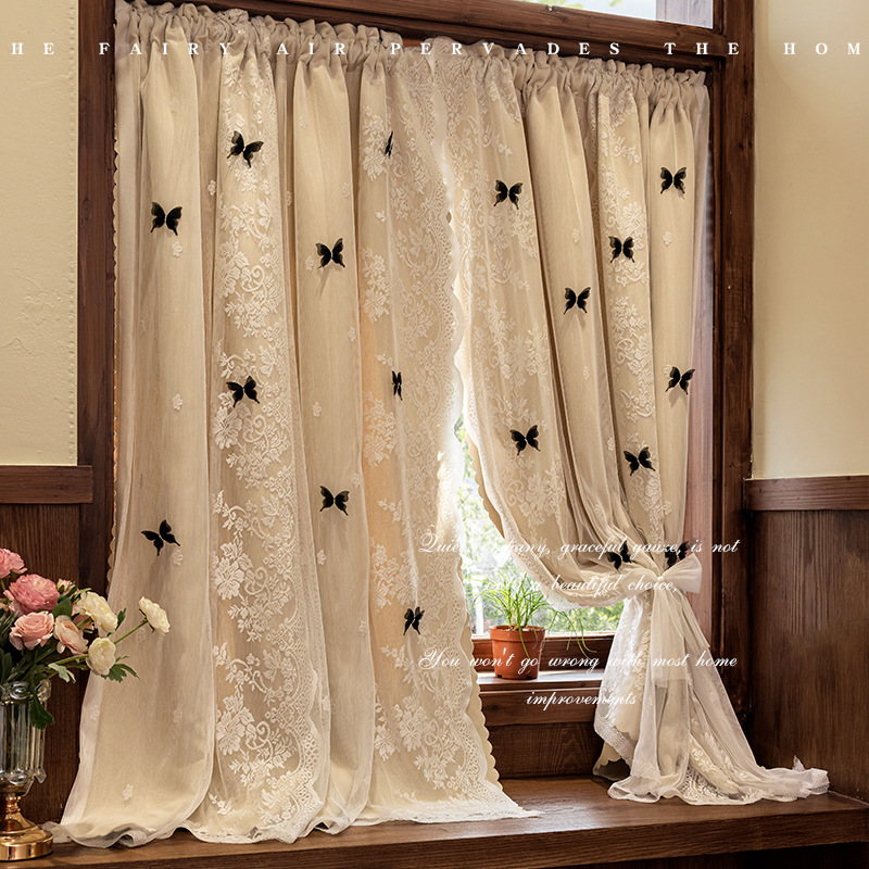 窗帘/棉质窗帘/窗帘布料棉麻/保温磁吸门帘/库存窗帘细节图