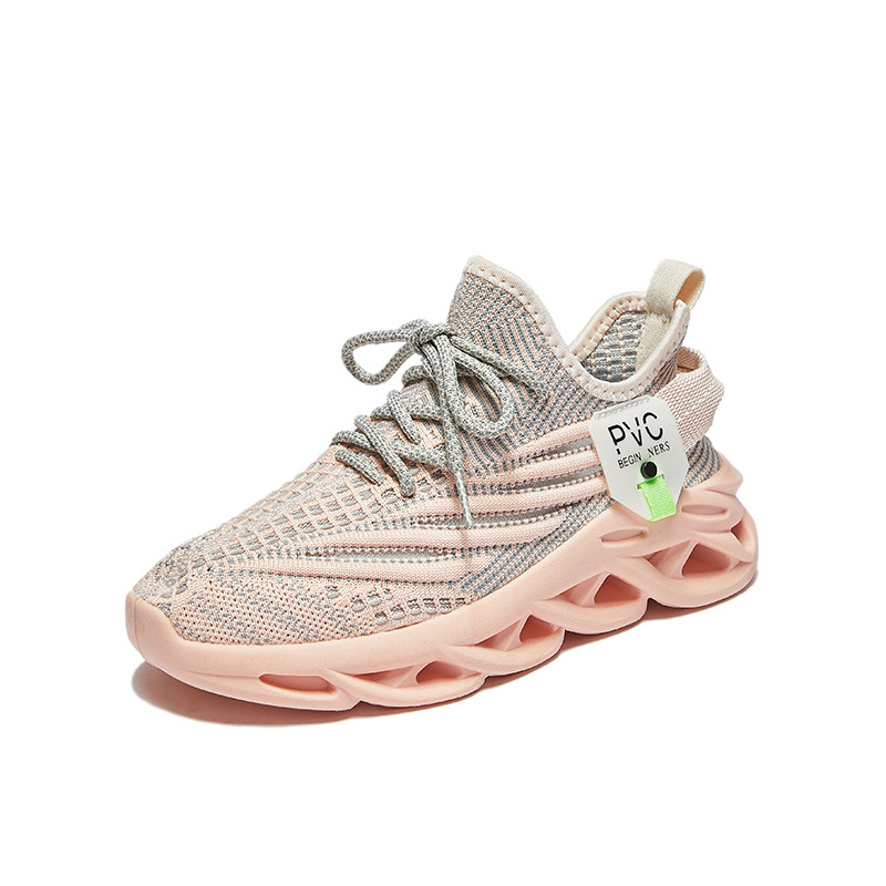 women's sneaker new all-match soft bottom dad shoes student mesh breathable flyknit casual shoes light running shoes Item Picture