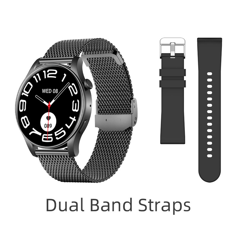 cross-border kc88 smart watch 1.43-inch amoled heart rate sleep bluetooth calling message push sports watch details Picture